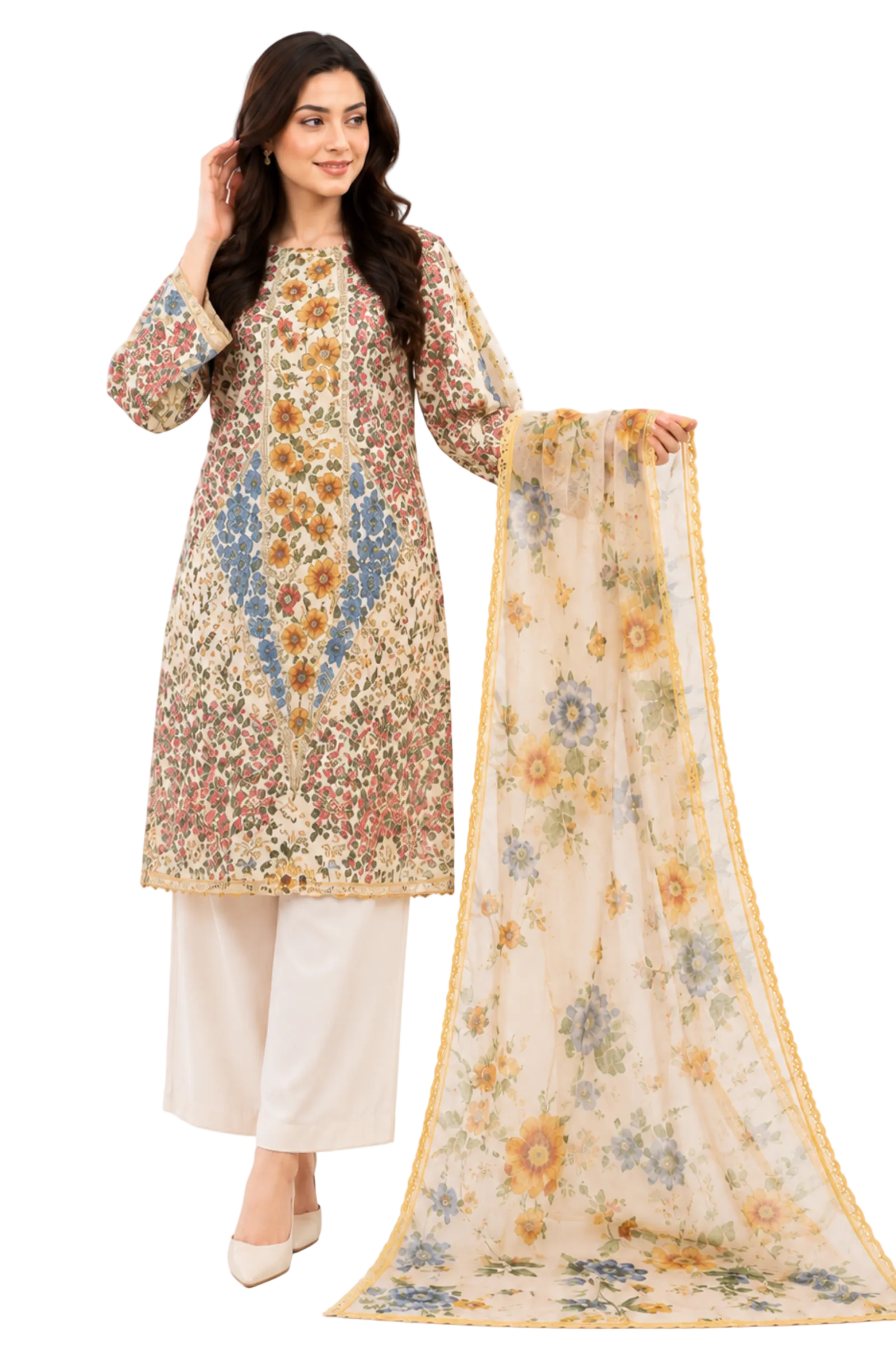 3 Piece Printed Maria - B Lawn